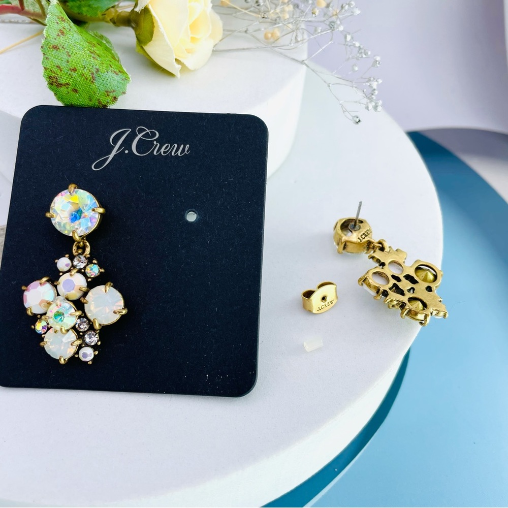 J.Crew Crystal Statement Earrings - image 4